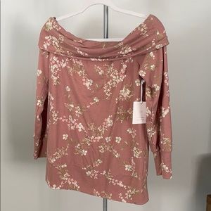 LC Lauren Conrad | off shoulder sweater